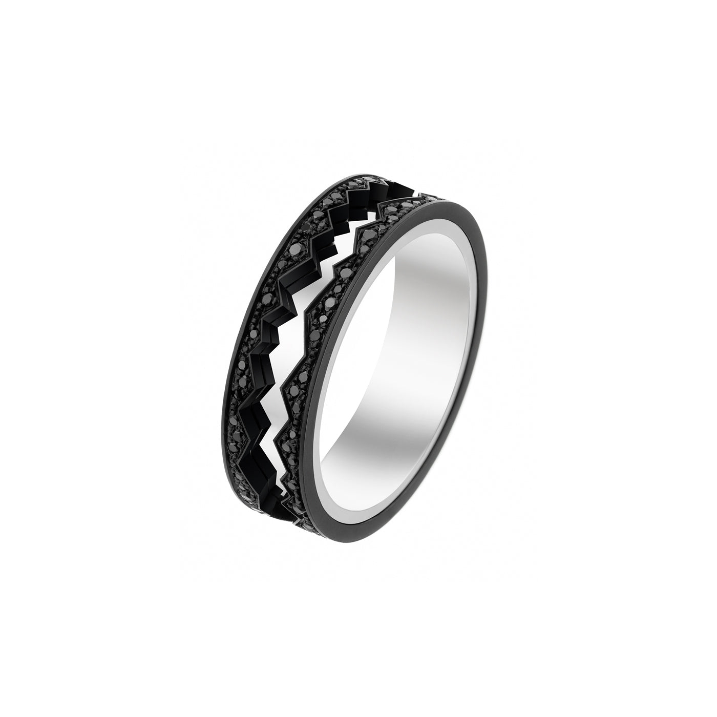 Capture in Motion black diamond ring