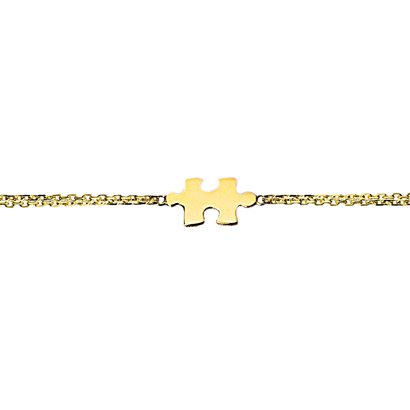 Puzzle chain bracelet