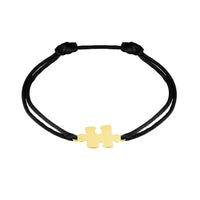 Puzzle cord bracelet