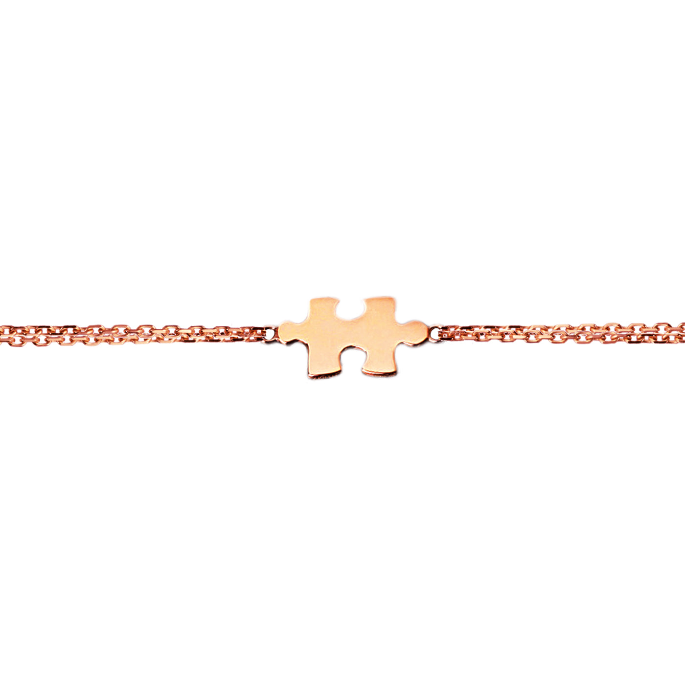 Puzzle chain bracelet