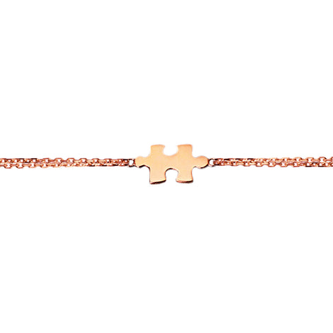 Puzzle chain bracelet