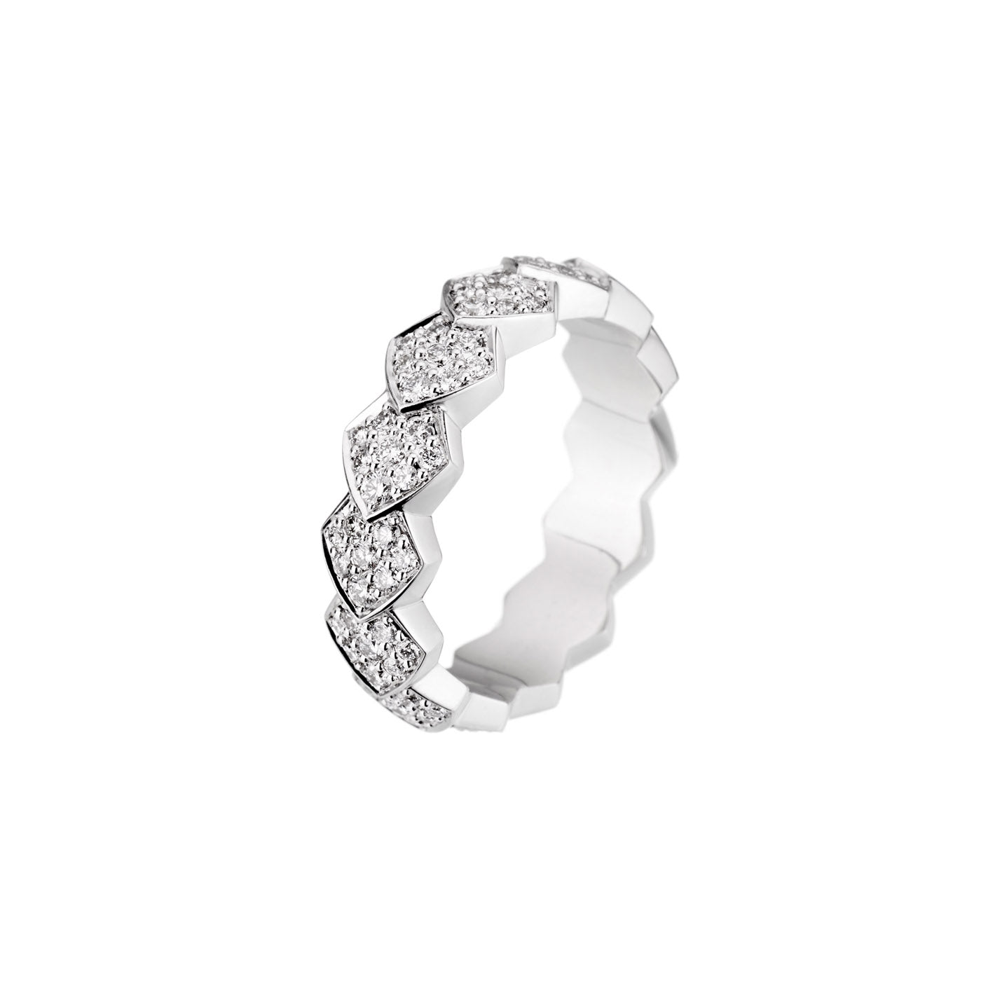 Bague Python diamants