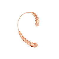 Python diamond earcuff earring