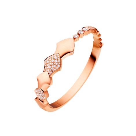 Python diamond bangle bracelet