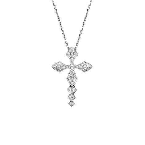 Python diamond S necklace