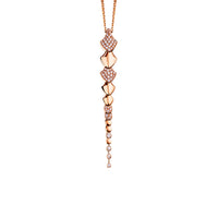 Collier Python diamants