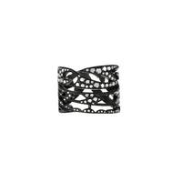 Bague Tattoo diamants noirs