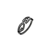 Bague Tattoo diamants noirs