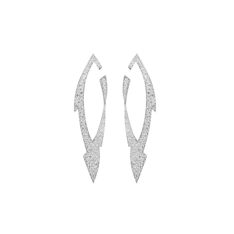 Tattoo diamond earrings