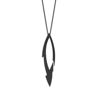 Tattoo black diamond necklace