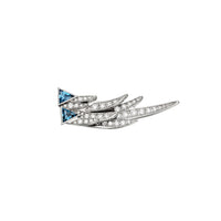 Boucle d’oreille Spread your Wings topazes diamants