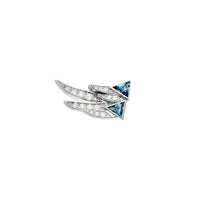 Boucle d’oreille Spread your Wings topazes diamants