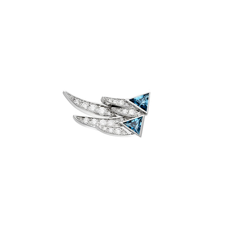 Spread your Wings topaze diamond earring